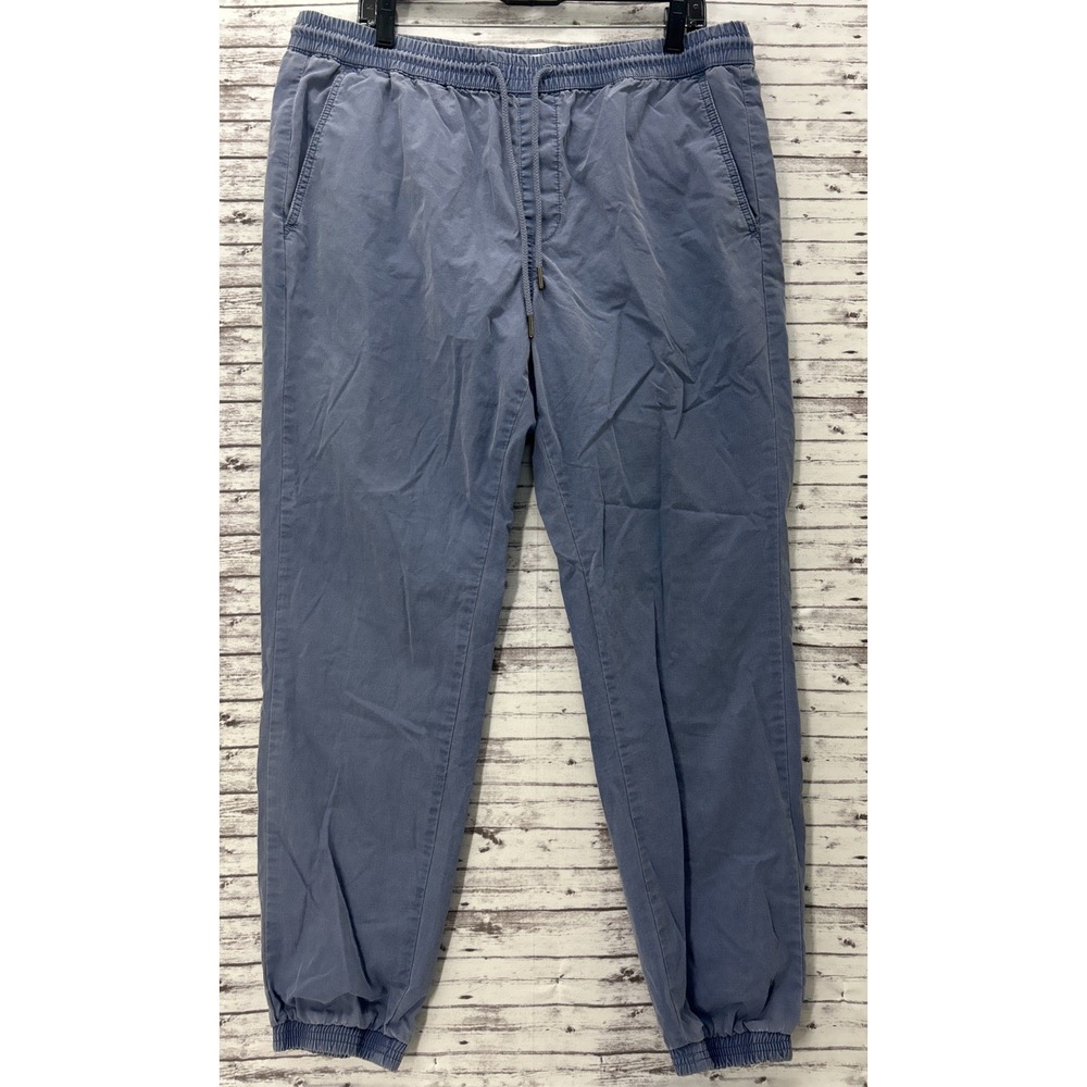 RVCA Nature x Industry Drawstring Jogger Pants Men's XL Blue Elastic Waist